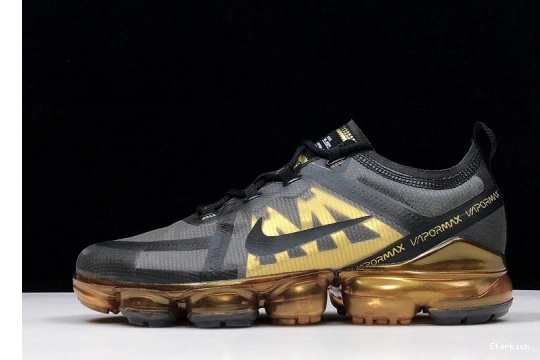GOLD BLACK AIR AR6631-002 2019 METALLIC VAPORMAX 0820